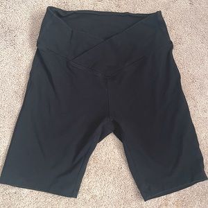 VS PINK High Waist Crossover Bike Shorts